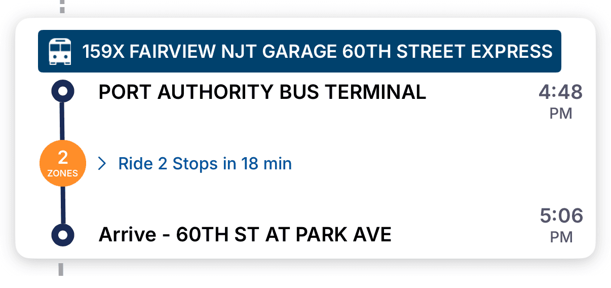 PORT AUTHORITY BUS TERMINAL이라고 적힌 버스 노선 안내판